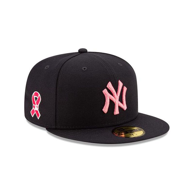 MLB New York Yankees Mother's Day 59Fifty Fitted (QEW6015) - Blue New Era Caps